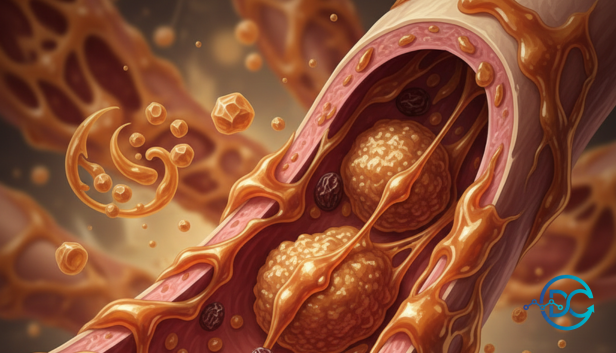 Illustration médicale glycation
